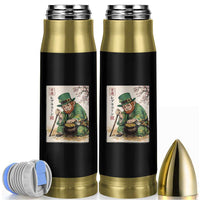 Vintage Japanese Leprechaun St Patricks Day Shamrock Ukiyo e Art Bullet Tumbler
