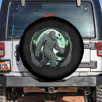 Funny St Patricks Day Bigfoot Celtic Knot Irish Sasquatch Spare Tire Cover