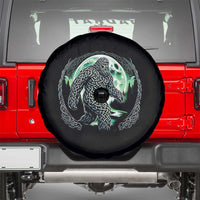 Funny St Patricks Day Bigfoot Celtic Knot Irish Sasquatch Spare Tire Cover