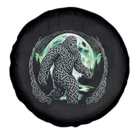 Funny St Patricks Day Bigfoot Celtic Knot Irish Sasquatch Spare Tire Cover
