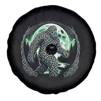 Funny St Patricks Day Bigfoot Celtic Knot Irish Sasquatch Spare Tire Cover