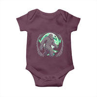Funny St Patricks Day Bigfoot Celtic Knot Irish Sasquatch Baby Onesie