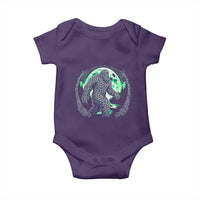 Funny St Patricks Day Bigfoot Celtic Knot Irish Sasquatch Baby Onesie