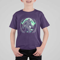 Funny St Patricks Day Bigfoot Celtic Knot Irish Sasquatch T Shirt For Kid