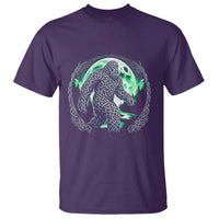 Funny St Patricks Day Bigfoot Celtic Knot Irish Sasquatch T Shirt