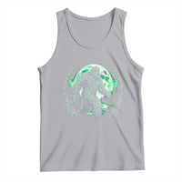 Funny St Patricks Day Bigfoot Celtic Knot Irish Sasquatch Tank Top
