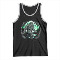 Funny St Patricks Day Bigfoot Celtic Knot Irish Sasquatch Tank Top