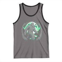 Funny St Patricks Day Bigfoot Celtic Knot Irish Sasquatch Tank Top