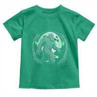 Funny St Patricks Day Bigfoot Celtic Knot Irish Sasquatch Toddler T Shirt