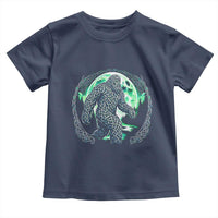 Funny St Patricks Day Bigfoot Celtic Knot Irish Sasquatch Toddler T Shirt