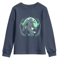 Funny St Patricks Day Bigfoot Celtic Knot Irish Sasquatch Youth Sweatshirt