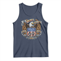 250 Years Of America 100 Years Of Route 69 Tank Top Bald Eagle Vintage American Flag