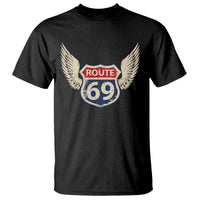 Vintage Route 69 Highway Road Trip Sign T Shirt