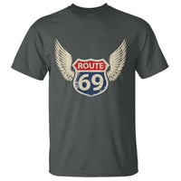 Vintage Route 69 Highway Road Trip Sign T Shirt