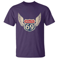 Vintage Route 69 Highway Road Trip Sign T Shirt
