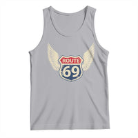 Vintage Route 69 Highway Road Trip Sign Tank Top