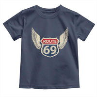 Vintage Route 69 Highway Road Trip Sign Toddler T Shirt