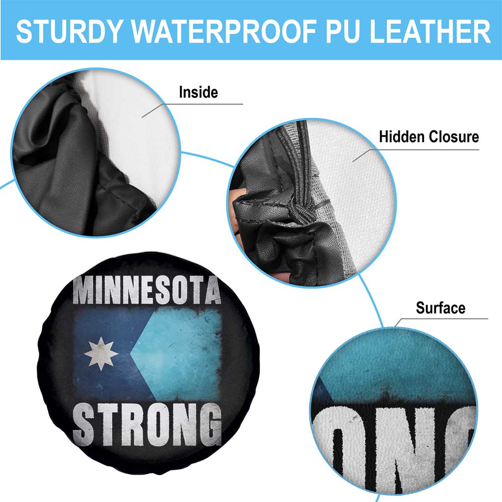 Minnesota Strong Spare Tire Cover MN State Pride Community Resistance