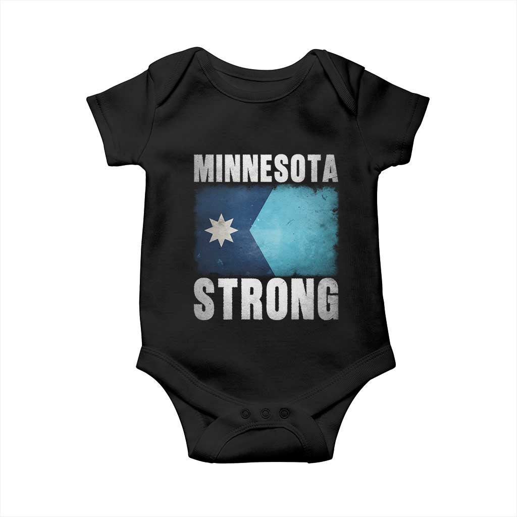 Minnesota Strong Baby Onesie MN State Pride Community Resistance