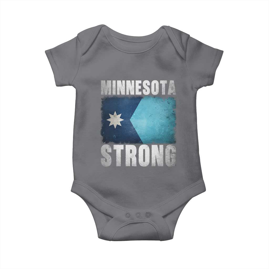 Minnesota Strong Baby Onesie MN State Pride Community Resistance