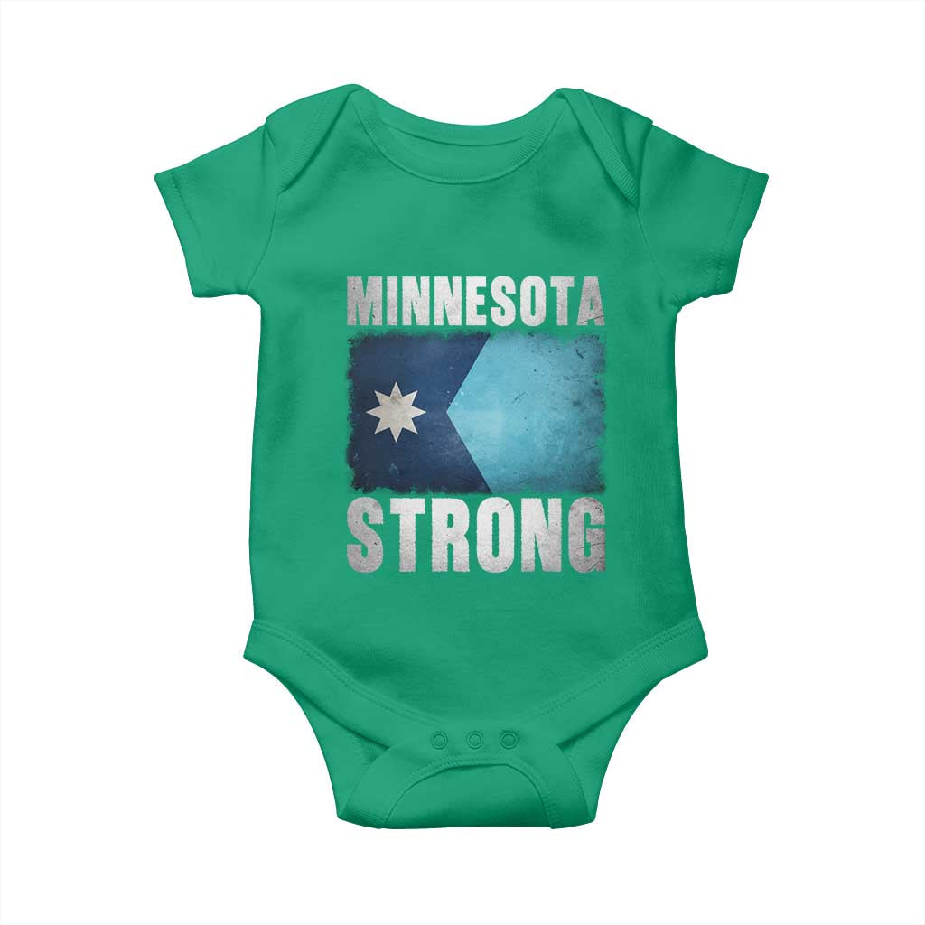Minnesota Strong Baby Onesie MN State Pride Community Resistance