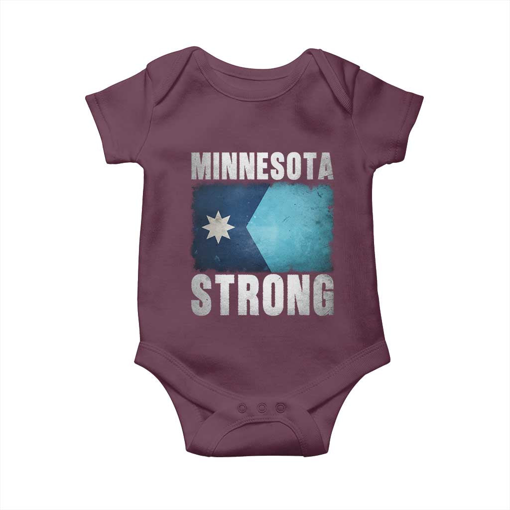 Minnesota Strong Baby Onesie MN State Pride Community Resistance