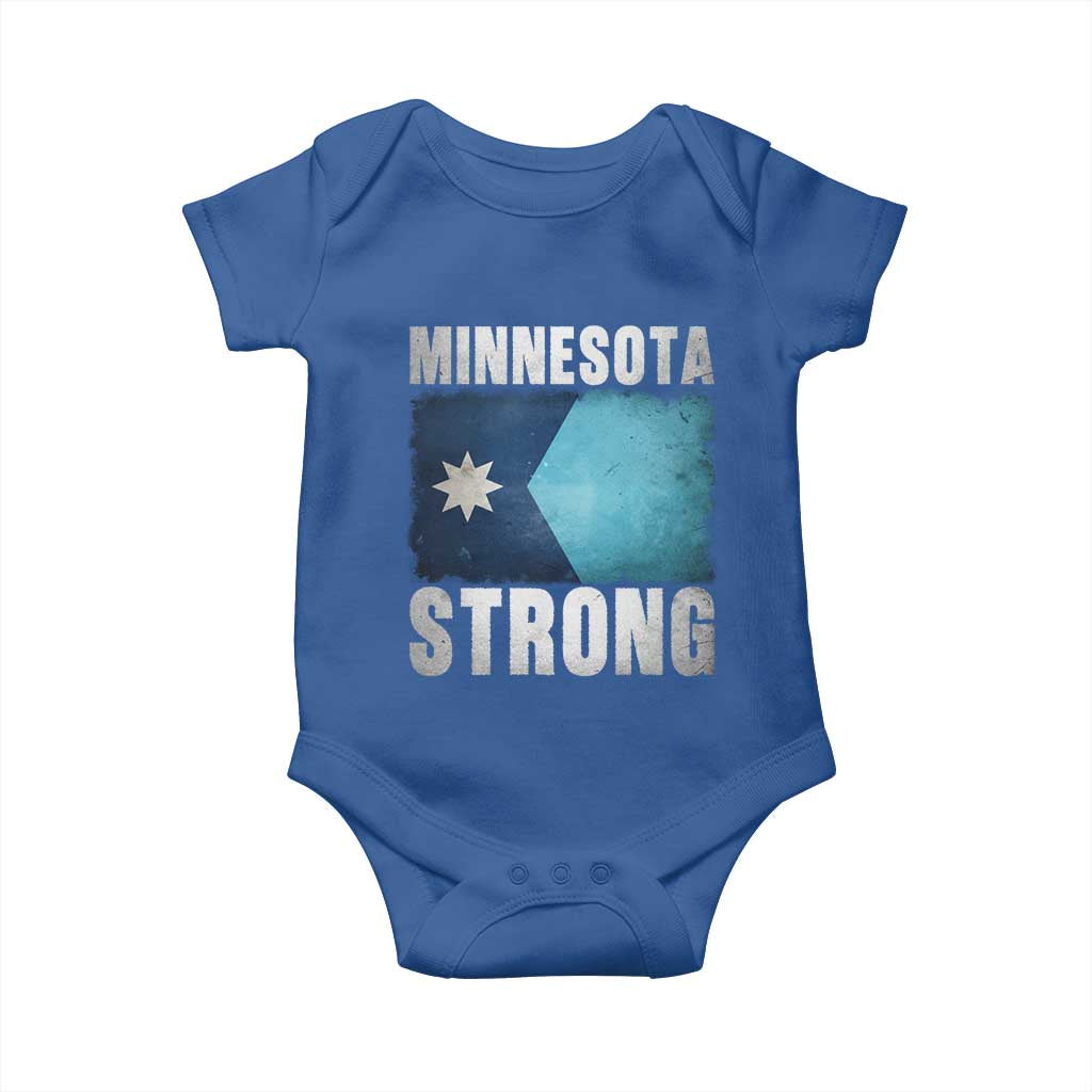 Minnesota Strong Baby Onesie MN State Pride Community Resistance