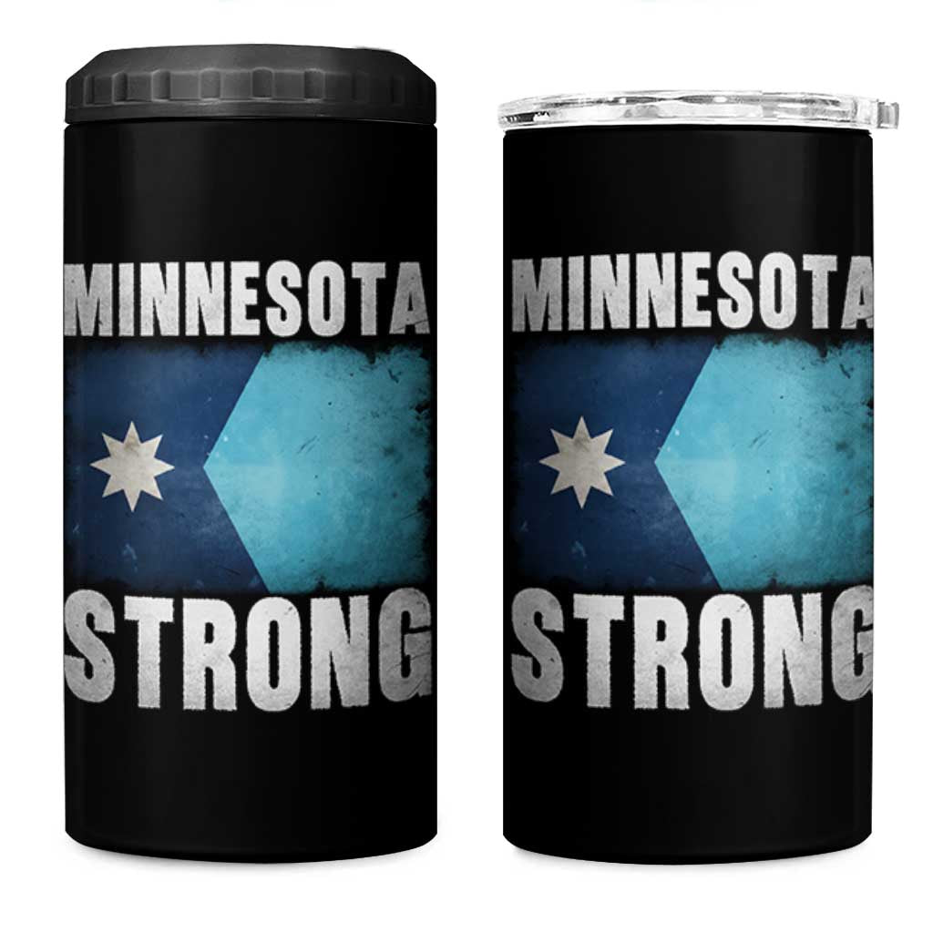 Minnesota Strong 4 in 1 Can Cooler Tumbler MN State Pride Community Resistance