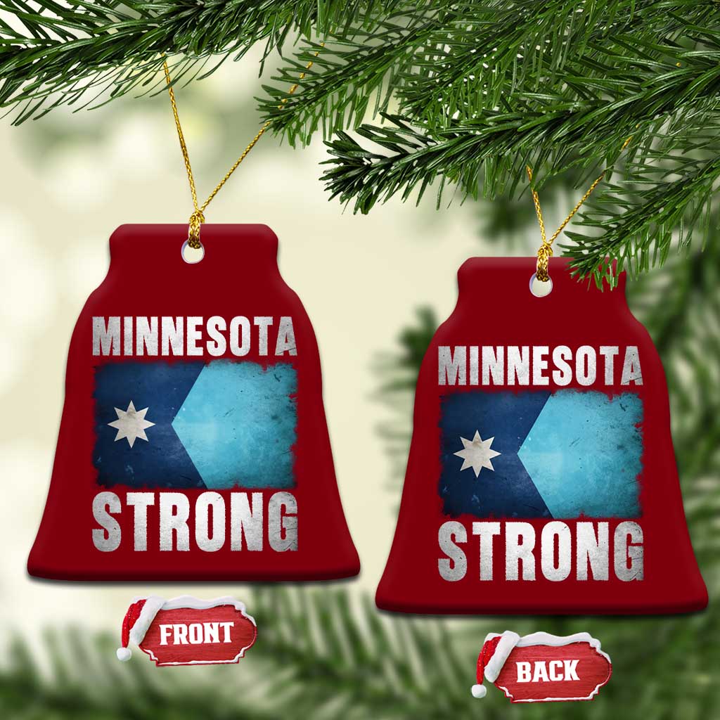 Minnesota Strong Ceramic Ornament MN State Pride Community Resistance