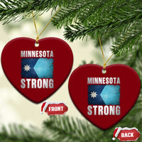 Minnesota Strong Ceramic Ornament MN State Pride Community Resistance