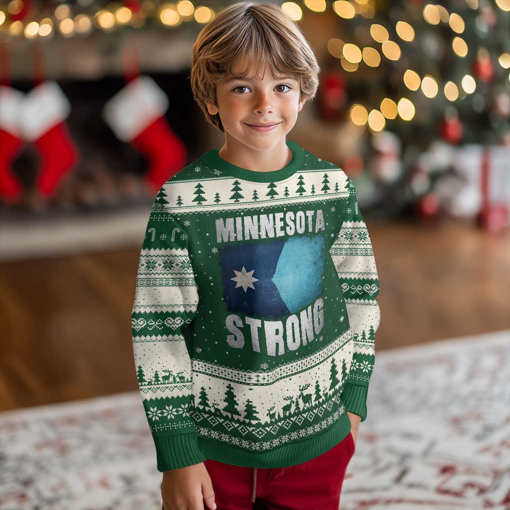 Minnesota Strong Ugly Christmas Sweater MN State Pride Community Resistance
