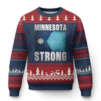 Minnesota Strong Ugly Christmas Sweater MN State Pride Community Resistance