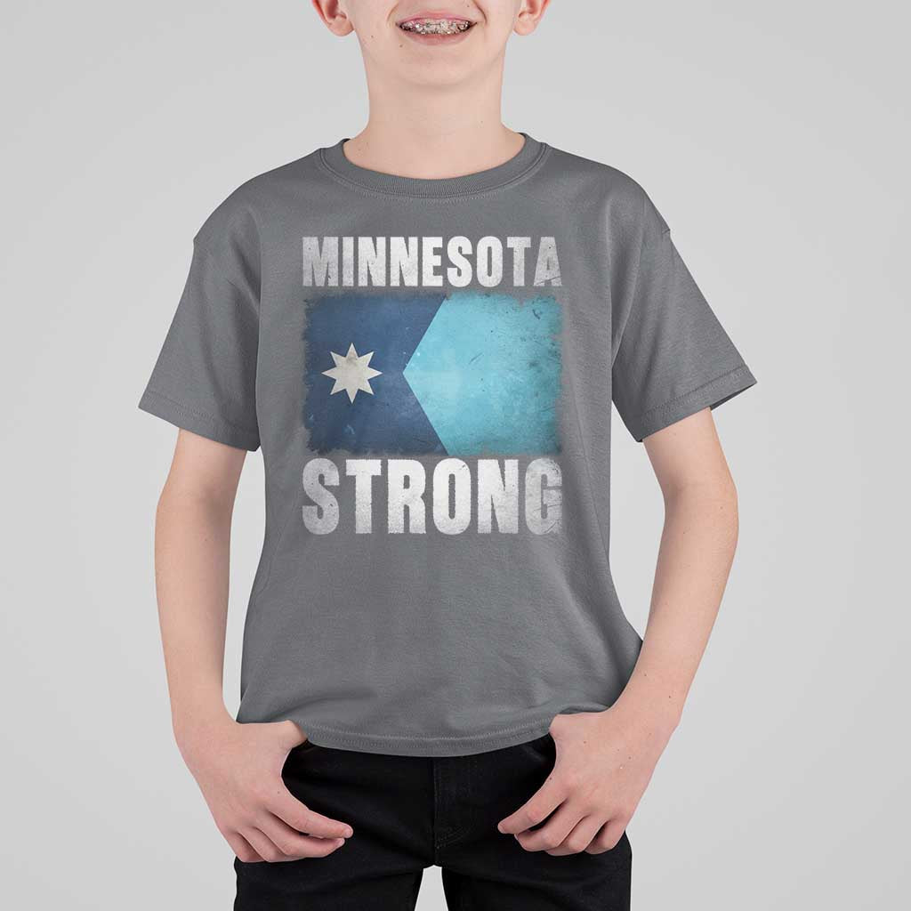 Minnesota Strong T Shirt For Kid MN State Pride Community Resistance