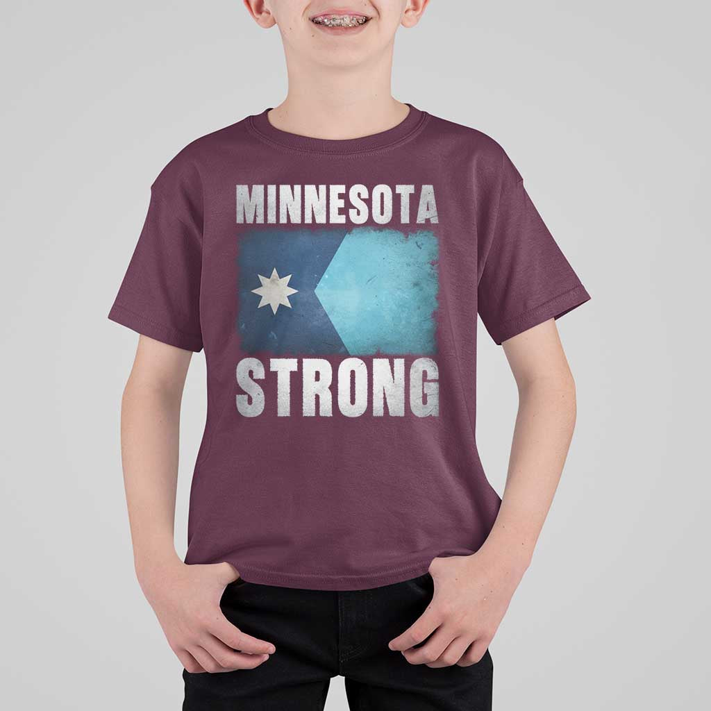 Minnesota Strong T Shirt For Kid MN State Pride Community Resistance