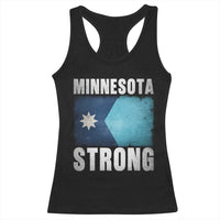 Minnesota Strong Racerback Tank Top MN State Pride Community Resistance