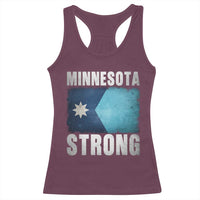 Minnesota Strong Racerback Tank Top MN State Pride Community Resistance