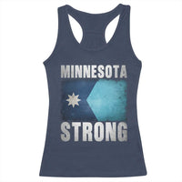 Minnesota Strong Racerback Tank Top MN State Pride Community Resistance