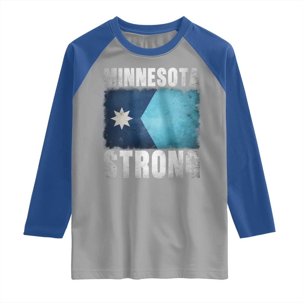 Minnesota Strong Raglan Shirt MN State Pride Community Resistance