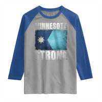Minnesota Strong Raglan Shirt MN State Pride Community Resistance