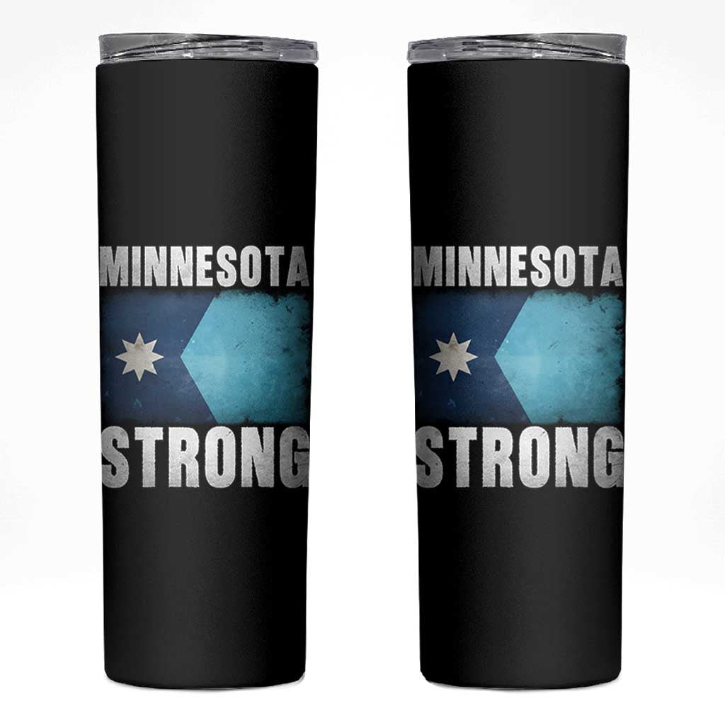 Minnesota Strong Skinny Tumbler MN State Pride Community Resistance