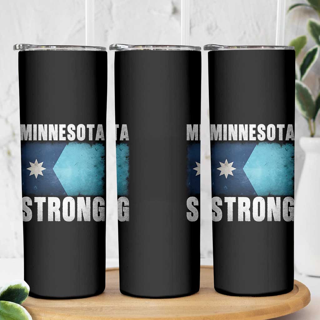Minnesota Strong Skinny Tumbler MN State Pride Community Resistance