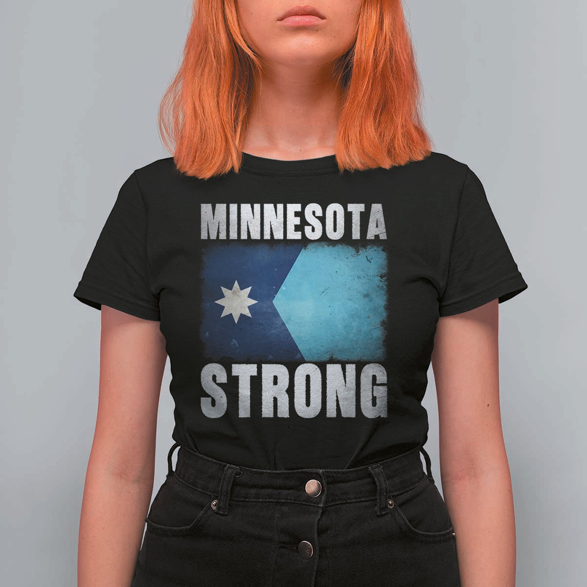 Minnesota Strong T Shirt For Women MN State Pride Community Resistance