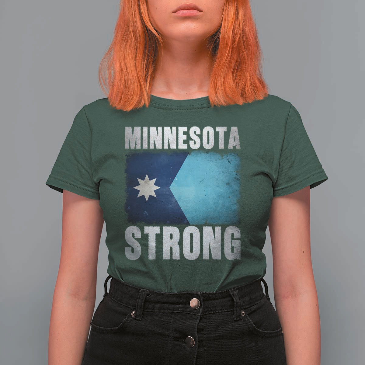 Minnesota Strong T Shirt For Women MN State Pride Community Resistance