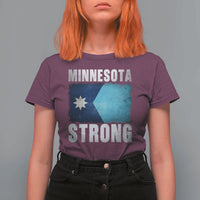 Minnesota Strong T Shirt For Women MN State Pride Community Resistance