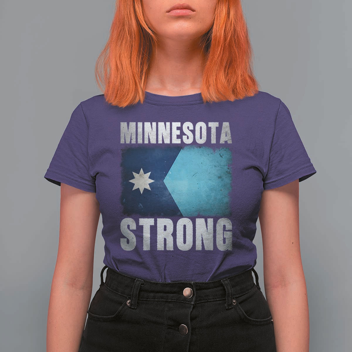 Minnesota Strong T Shirt For Women MN State Pride Community Resistance