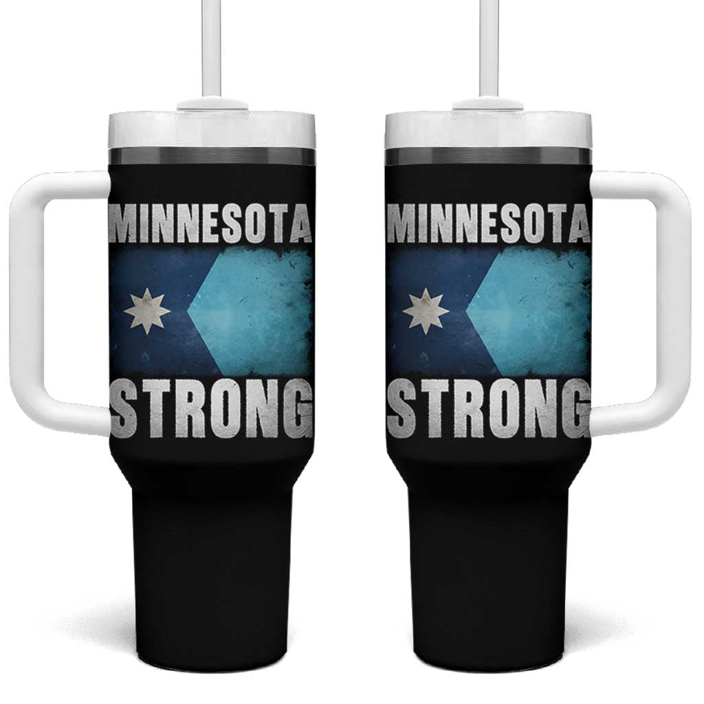 Minnesota Strong Tumbler With Handle MN State Pride Community Resistance