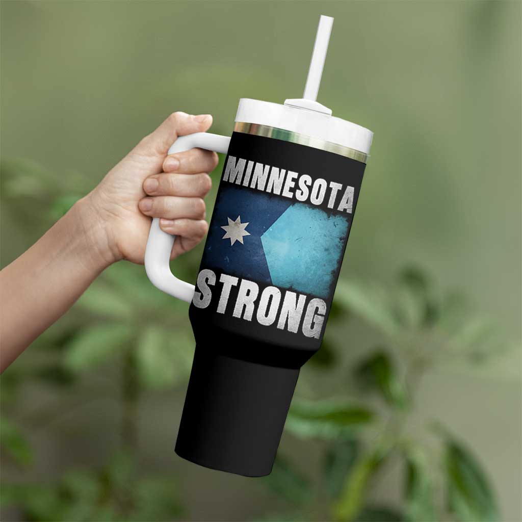 Minnesota Strong Tumbler With Handle MN State Pride Community Resistance
