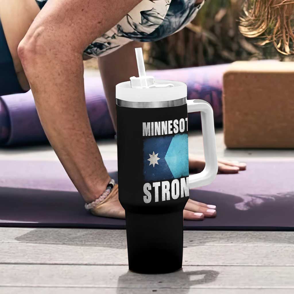 Minnesota Strong Tumbler With Handle MN State Pride Community Resistance