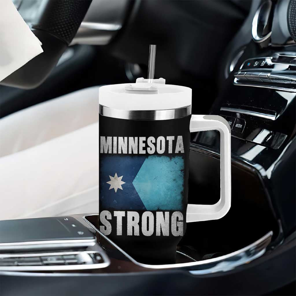 Minnesota Strong Tumbler With Handle MN State Pride Community Resistance