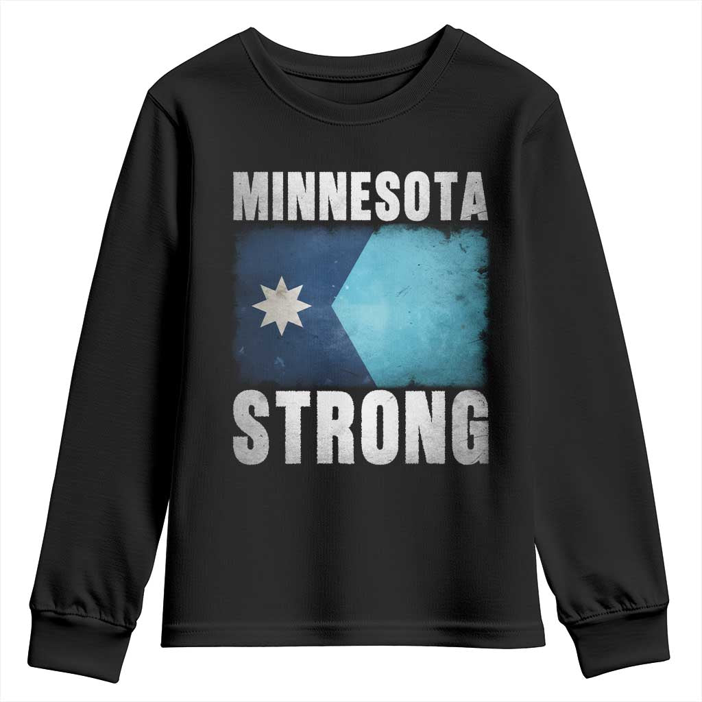 Minnesota Strong Youth Sweatshirt MN State Pride Community Resistance
